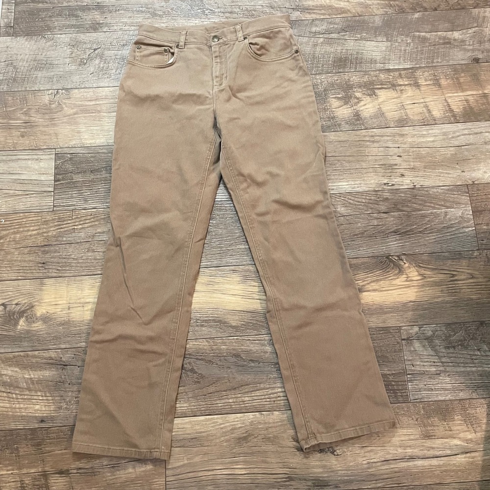 Jones New York Sport Women Tan Khaki Stretch Straight Leg Pants Size 4 RN‎ 54050